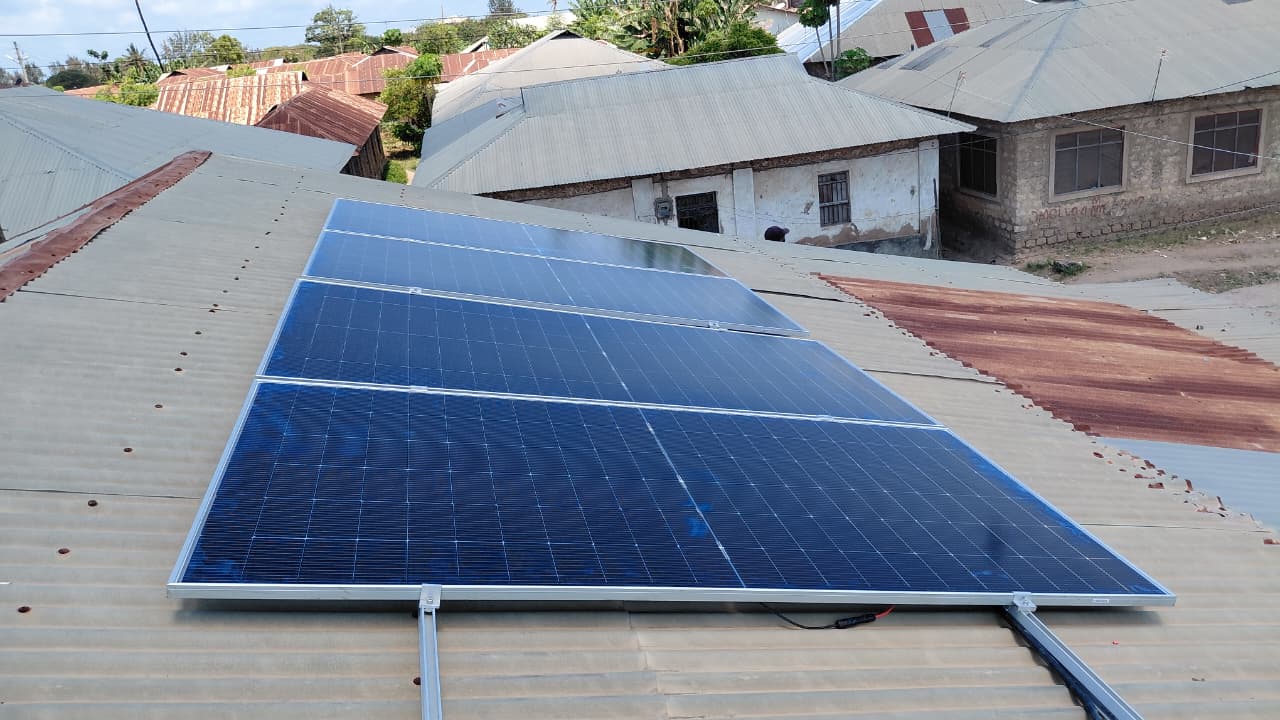 Residential solar panel installation Kenya